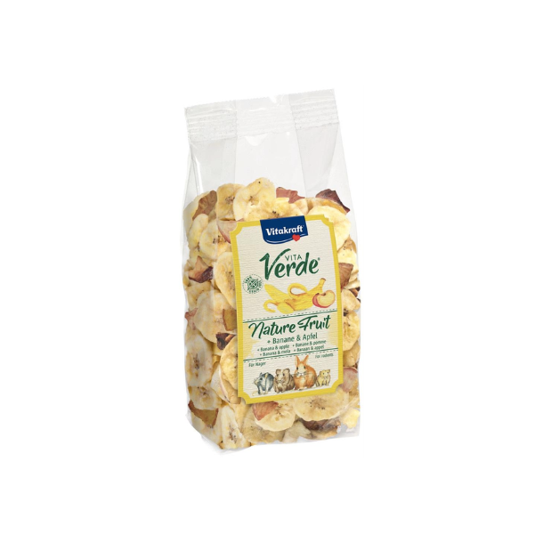 Vitakraft Vita Verde Nature fruit Kanin og gnaver banan/ble 100 g.